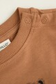 Chłopiec Coccodrillo body niemowlęce z bawełną ZC5112102FBN brązowy