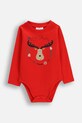 Βρεφικό body βαμβακερό Coccodrillo Βρεφικό προϊόν κόκκινο ZC5112101MER