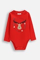 Βρεφικό body βαμβακερό Coccodrillo Βρεφικό προϊόν κόκκινο ZC5112101MER