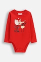 Βρεφικό body βαμβακερό Coccodrillo Βρεφικό προϊόν κόκκινο ZC5112102MER
