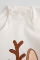 Αγορίστικα Βρεφικό body βαμβακερό Coccodrillo ZC5112103MER μπεζ
