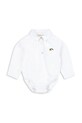 Konges Sløjd body bawełniane niemowlęce RAY BABY SHIRT GOTS Produkt niemowlęcy biały KS104407.9BYA