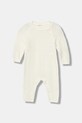 United Colors of Benetton pajacyk z domieszką kaszmiru niemowlęcy Produkt niemowlęcy beżowy 1IQLAT006.W.Seasonal