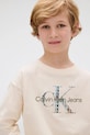 Calvin Klein Jeans longsleeve IB0IB02531.9BYA beżowy