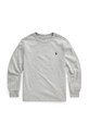 Polo Ralph Lauren gyerek pamut hosszú ujjú felső pamut szürke 322843804005