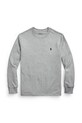 Tričko s dlhým rukávom Polo Ralph Lauren okrúhly sivá 323843804005