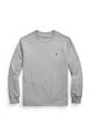 Tričko s dlhým rukávom Polo Ralph Lauren okrúhly sivá 323843804005