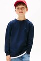 Дитячий бавовняний лонгслів Tommy Hilfiger бавовна темно-синій KB0KB09846.104.122.9BYA