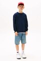 Хлопчик Дитячий бавовняний лонгслів Tommy Hilfiger KB0KB09846.104.122.9BYA темно-синій