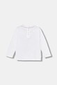 Guess longsleeve bawełniany niemowlęcy I5YI00.K8HM4.9BYA biały AW25