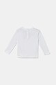 Guess longsleeve bawełniany niemowlęcy I5YI02.K8HM4.9BYA biały AW25