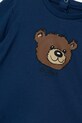 Chłopiec Guess longsleeve bawełniany niemowlęcy I5YI02.K8HM4.9BYA niebieski