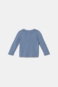 Guess longsleeve din bumbac pentru bebeluși I5YI04.K8HM4.9BYA albastru AW25