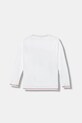 Guess longsleeve bawełniany dziecięcy L5YI00.K8HM4.9BYA biały AW25