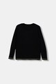 Guess longsleeve bawełniany dziecięcy L5YI02.K8HM4.9BYA czarny AW25