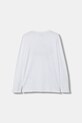 Guess longsleeve bawełniany dziecięcy L5YI14.K8HM4.9BYA biały AW25