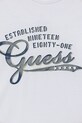 Chłopiec Guess longsleeve bawełniany dziecięcy L5YI14.K8HM4.9BYA biały