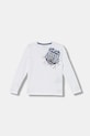 Дитячий бавовняний лонгслів Guess бавовна білий L5YI16.K8HM4.9BYA