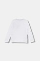 Guess longsleeve bawełniany dziecięcy L5YI16.K8HM4.9BYA biały AW25