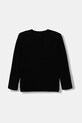Guess longsleeve bawełniany dziecięcy L5YI16.K8HM4.9BYA czarny AW25