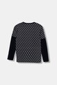 Guess longsleeve bawełniany dziecięcy L5YI18.K8HM4.9BYA niebieski AW25