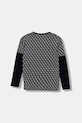 Guess longsleeve bawełniany dziecięcy L5YI18.K8HM4.9BYA niebieski AW25