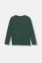 Guess longsleeve bawełniany dziecięcy L5YI27.K8HM4.9BYA zielony AW25