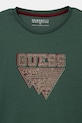 Chłopiec Guess longsleeve bawełniany dziecięcy L5YI27.K8HM4.9BYA zielony