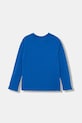 Guess longsleeve bawełniany dziecięcy N5YI01.K8HM4.9BYA niebieski AW25