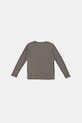 Guess longsleeve din bumbac pentru copii N5YI03.K8HM4.9BYA gri AW25