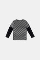 Guess longsleeve bawełniany dziecięcy N5YI09.K8HM4.9BYA niebieski AW25