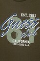 Chłopiec Guess longsleeve bawełniany dziecięcy N5YI15.K8HM4.9BYA zielony