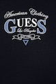 Chłopiec Guess longsleeve bawełniany dziecięcy N5YI21.K8HM4.9BYA granatowy
