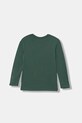 Guess longsleeve bawełniany dziecięcy N5YI21.K8HM4.9BYA zielony AW25