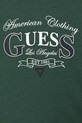 Chłopiec Guess longsleeve bawełniany dziecięcy N5YI21.K8HM4.9BYA zielony