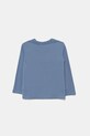 Guess longsleeve din bumbac pentru copii N5YI23.K8HM4.9BYA albastru AW25