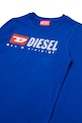 Băieți Diesel longsleeve din bumbac pentru copii TDROPS T-SHIRT J02474 albastru