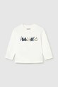 Mayoral longsleeve bawełniany okrągły beżowy 108.3D.Baby.9BYA