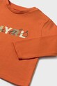 BIMBO Mayoral top a maniche lunghe in cotone 108.3D.Baby.9BYA arancione