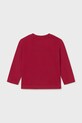 Памучна блуза с дълги ръкави Mayoral 108.3D.Baby.9BYA червен AW25