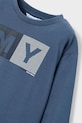 Mayoral longsleeve bawełniany niebieski 173.5C.Mini.9BYA