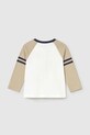 Chłopiec Mayoral longsleeve bawełniany niemowlęcy 2059.3A.Baby.9BYA beżowy