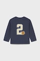 Mayoral longsleeve bawełniany 2060.3A.Baby.9BYA granatowy AW25