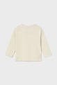 Mayoral longsleeve din bumbac pentru bebeluși 2063.3B.Baby.9BYA bej AW25