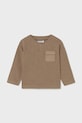 Mayoral longsleeve bebeluși bumbac maro 2064.3C.Baby.9BYA