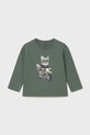Mayoral longsleeve din bumbac bumbac verde 2065.3C.Baby.9BYA