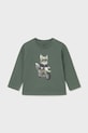 Mayoral longsleeve din bumbac bumbac verde 2065.3C.Baby.9BYA