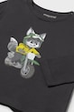 Băieți Mayoral longsleeve din bumbac 2065.3C.Baby.9BYA gri