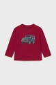 Mayoral top a maniche lunghe in cotone girocollo rosso 2066.3C.Baby.9BYA