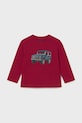 Памучна блуза с дълги ръкави Mayoral овално червен 2066.3C.Baby.9BYA